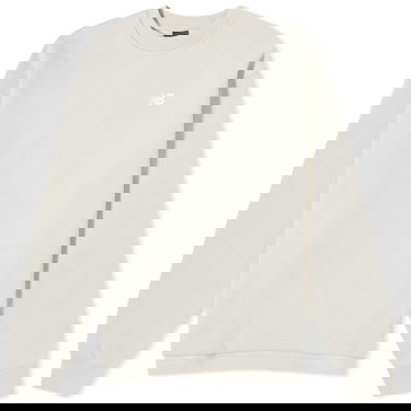 Sweatshirt New Balance Linear Heritage Brushed Back Fleece Crewneck Moonrock Grå | WT33532-MNK, 0