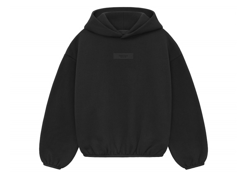 Sweatshirt Fear of God Essentials Core Collection Kids Hoodie Sort | 785SU242040K, 0