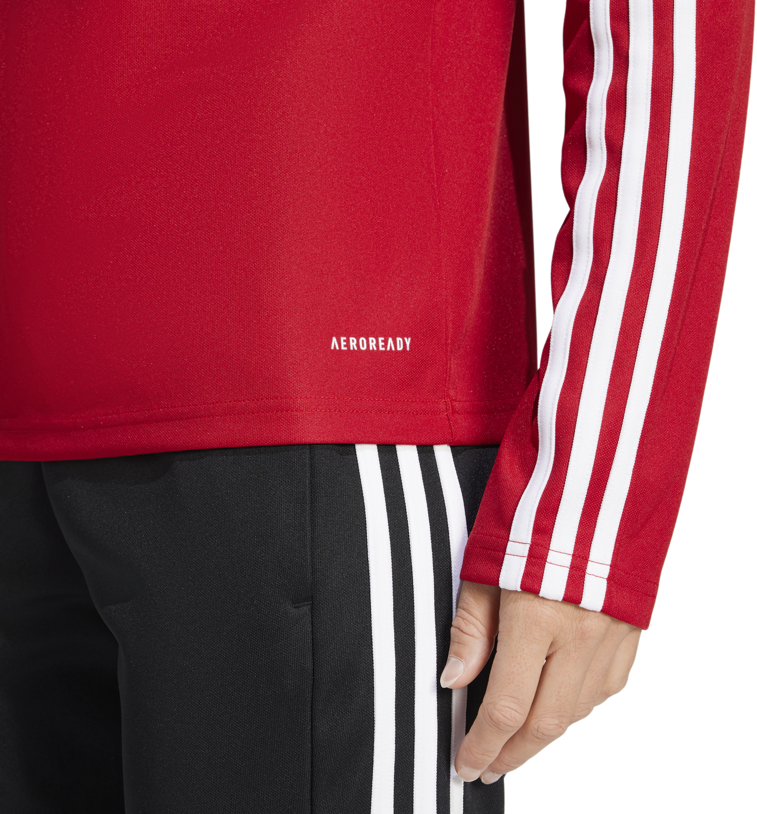 Sweatshirt adidas Originals Long Sleeve Training Top SQ25 Rød | jd3018, 1