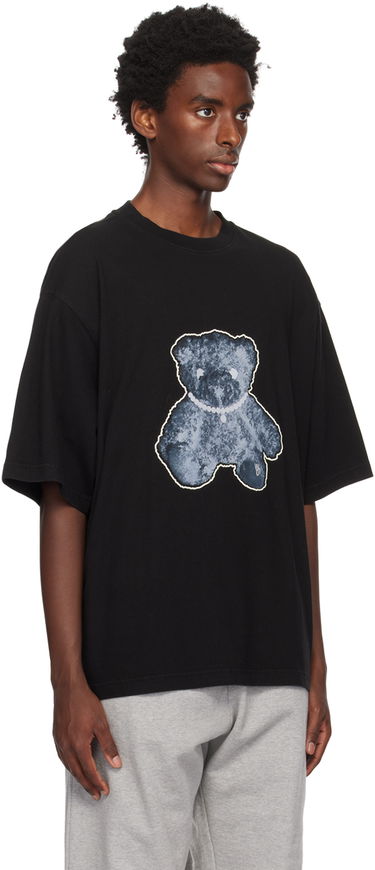 T-shirt We11done We11done Necklace Teddy Graphic T-Shirt Sort | WD-TT9-20-117-U-BK, 4