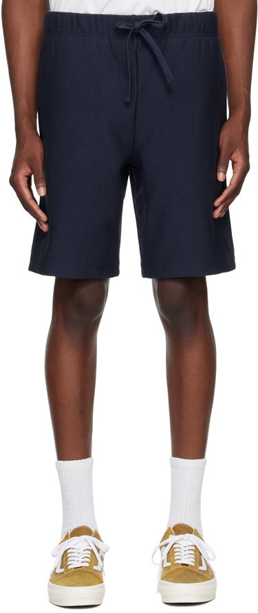 Shorts Carhartt WIP Script Sweat Shorts Mørkeblå | I031685, 0