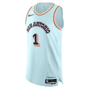 Tanktop Nike Authentic Victor Wembanyama San Antonio Spurs City Edition Basketball Jersey 2024/25 Blå | FQ4482-474, 0