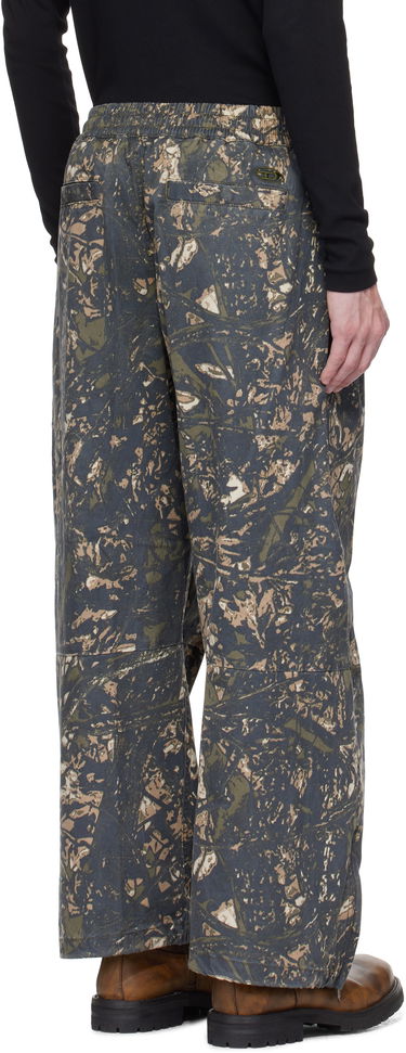 Bukser Diesel Diesel P-Lint Camo Print Trousers Grøn | A16667-0ABCG-5AFA, 2