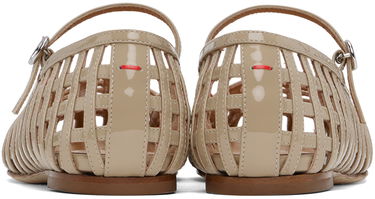 Skopleje Aeyde Aeyde Uma Caged Mary-Jane Ballerina Flats Beige | A11-FL-RKLS8 FL68-FW24-957-066, 1