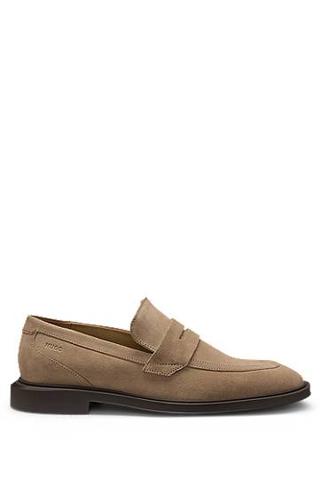 Sneakers og sko BOSS Penny Loafers Beige | 50541762