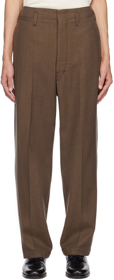 Bukser LEMAIRE LEMAIRE Maxi Trousers Brun | PA1048 LF1108, 0