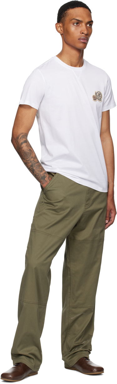 Bukser Moncler Moncler Gabardine Trousers Grøn | K20912A00003598R1, 3