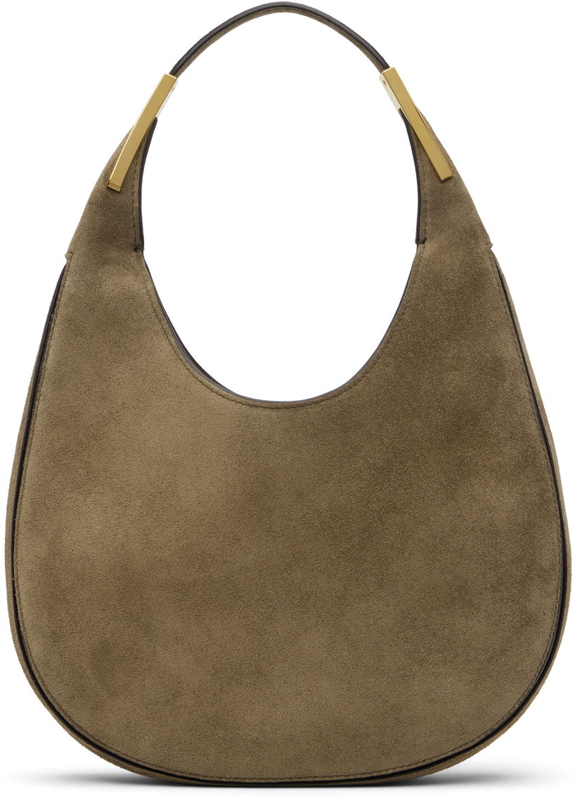 Skuldertaske Savette Savette Small Florence Suede Shoulder Bag Grøn | H-036-03-03