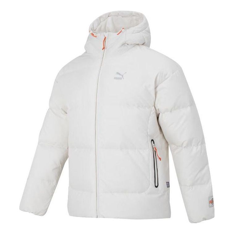 Puffer jakke Puma Replicat Puffer Jacket Hvid | 624529-65