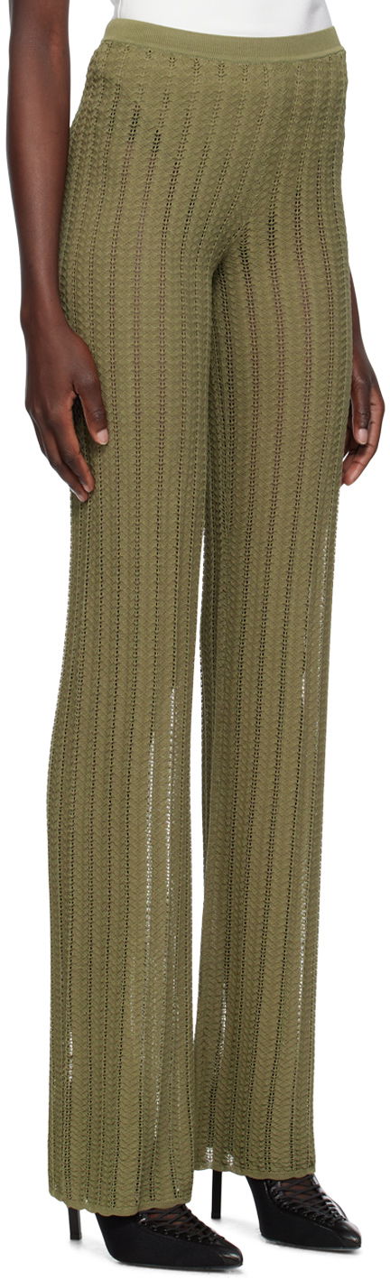 Bukser Dion Lee Dion Lee Knit Trousers Grøn | C7217P23, 1