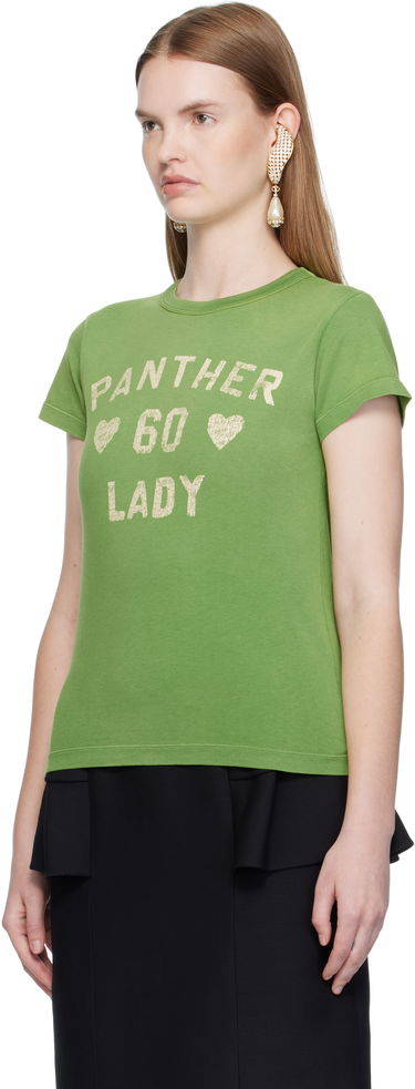 T-shirt Valentino Valentino Printed Cotton T-Shirt Grøn | 7B3MG24Y9GL, 3