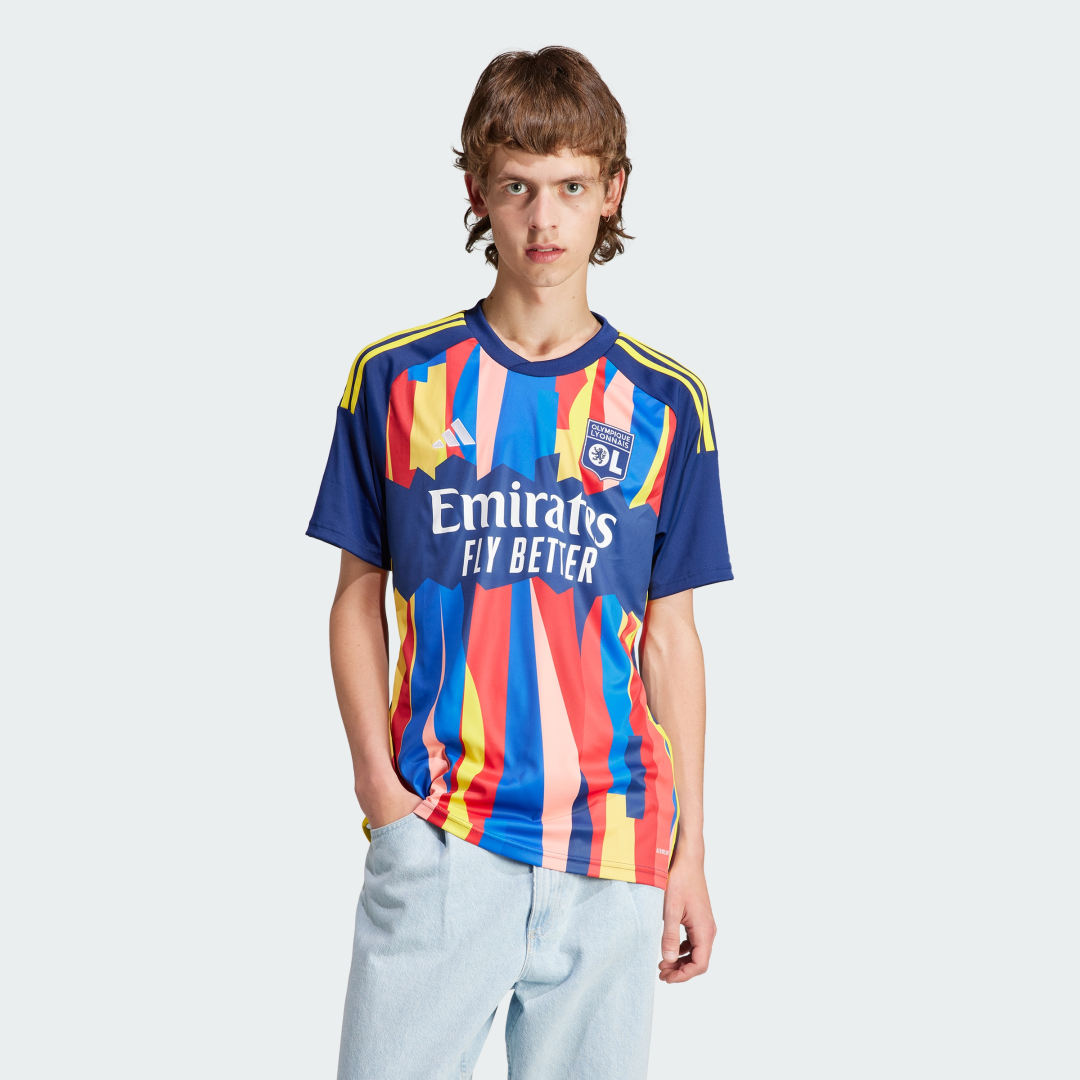 Jersey adidas Performance Olympique Lyonnais 23/24 Third Jersey Flerfarvet | IQ3886, 0