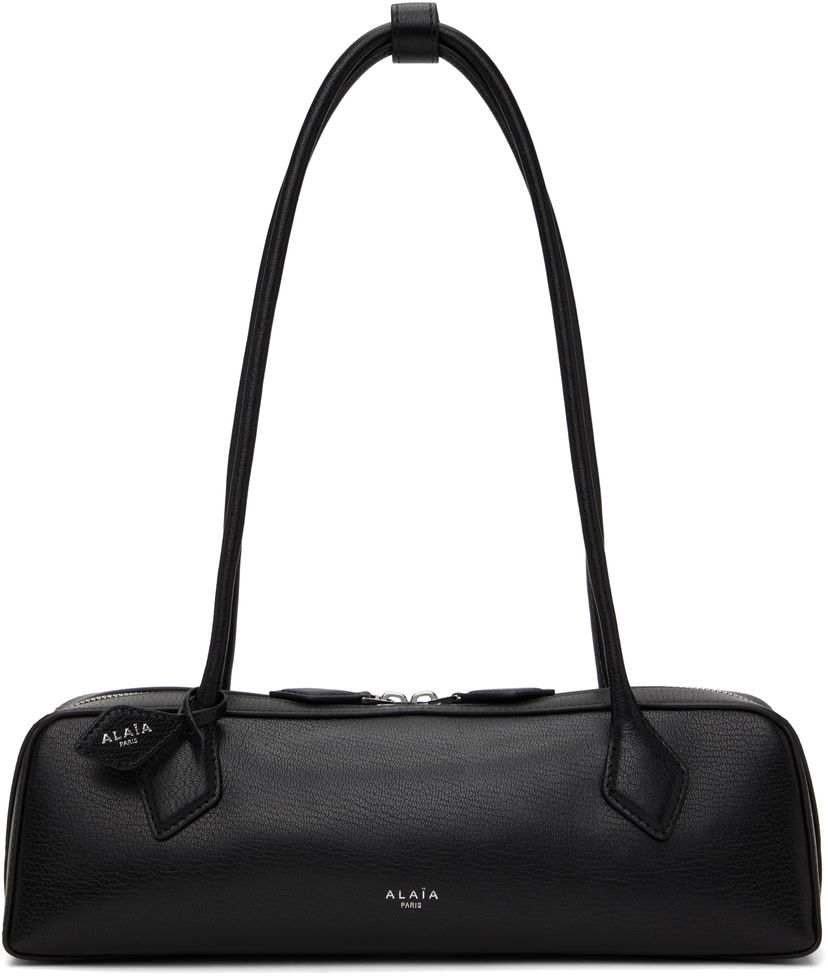 Håndtaske Alaïa 'Le Teckel' Medium Leather Shoulder Bag Sort | AA1S06033CA212