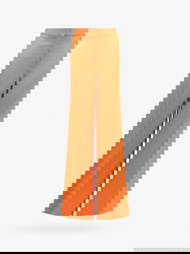 Bukser Stella McCartney Wide Leg Trousers Orange | 6400933DU7017501, 0