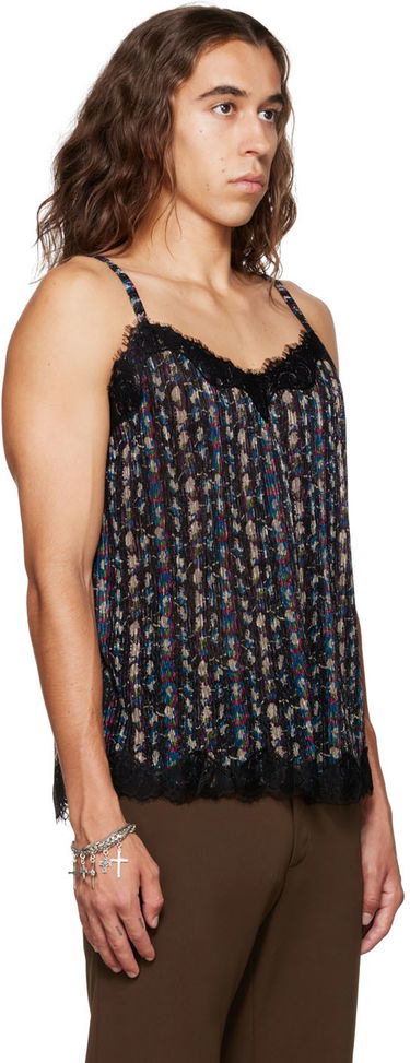 Tanktop Anna Sui Anna Sui Floral Lace-Trim Tank Top Flerfarvet | M622D20, 1