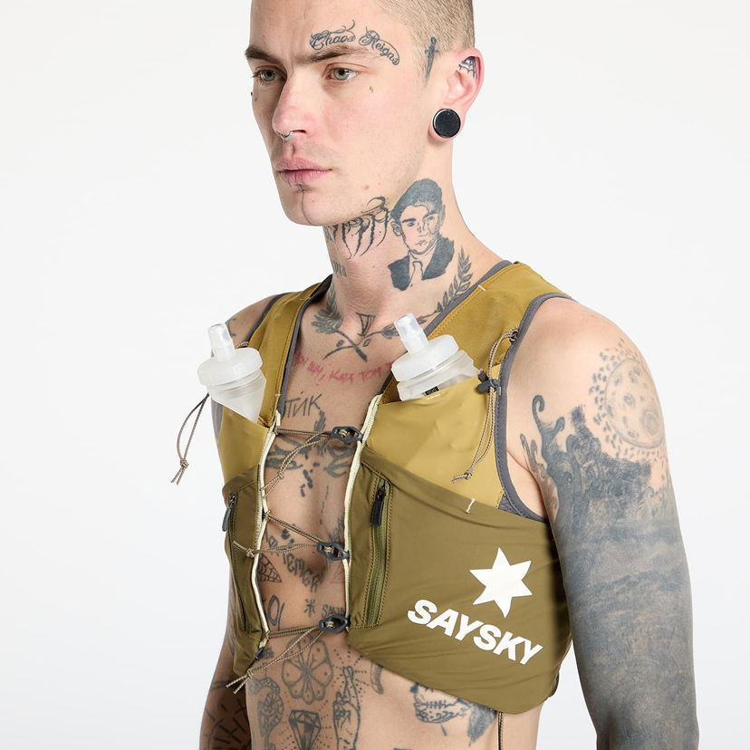 Vest Saysky SAYSKY Flow 12L Running Vest Grøn | MUAVE201C310