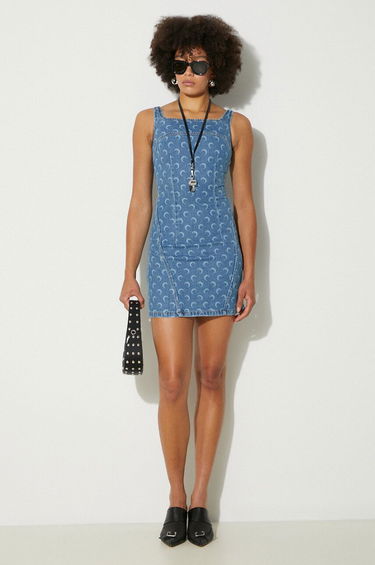 Kjole Marine Serre Denim Mini Dress Blå | WDR056A, 1