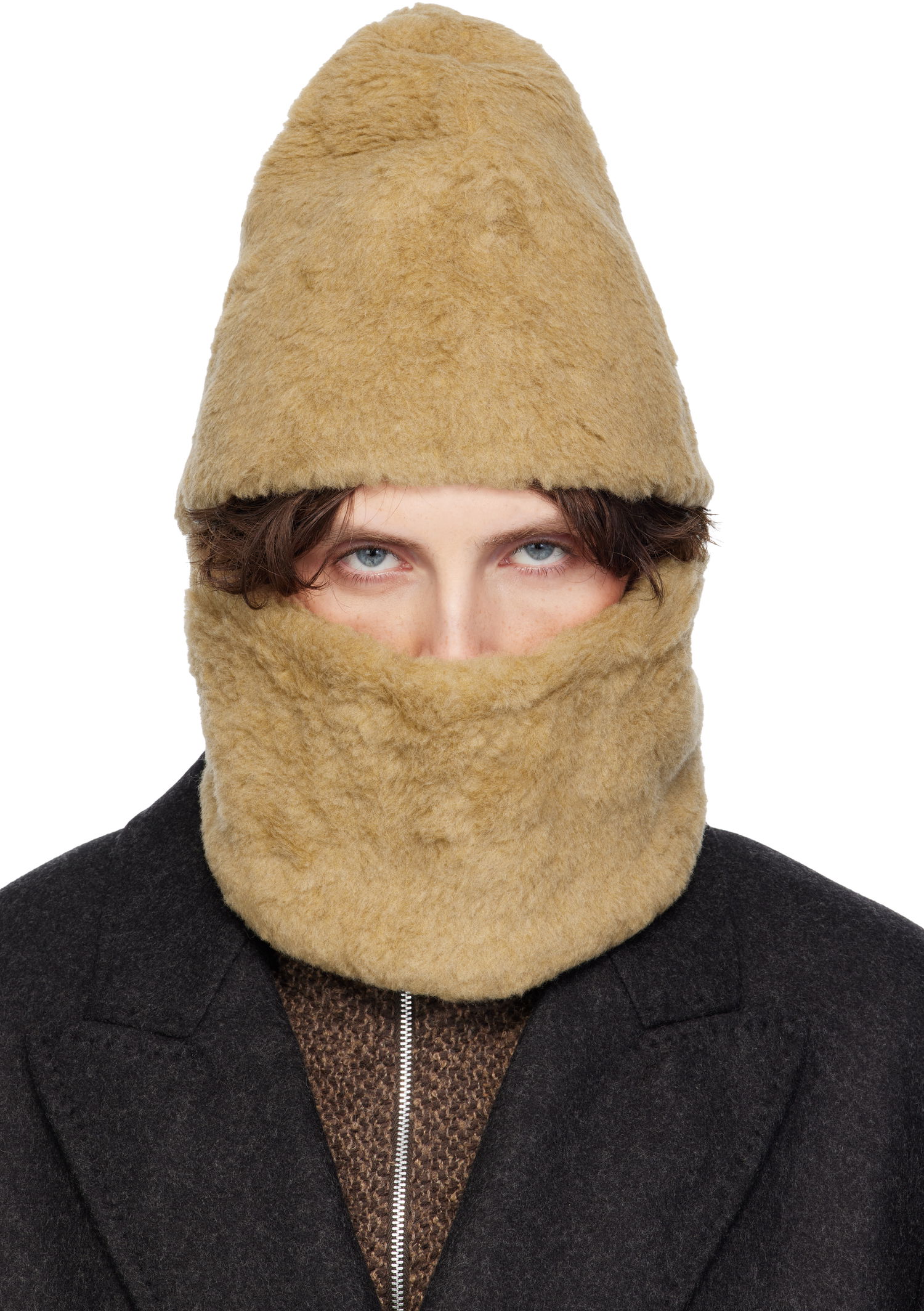 Tørklæde OUR LEGACY Faux-Shearling Snood Beige | A4258WD, 0