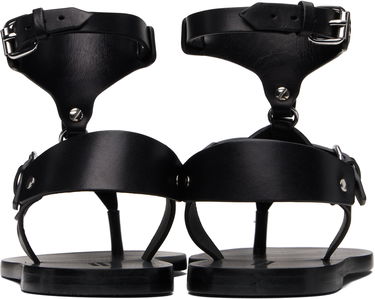 Sneakers og sko ISABEL MARANT Eveen Leather Thong Sandals Sort | SD0250FA-C2A02S, 1