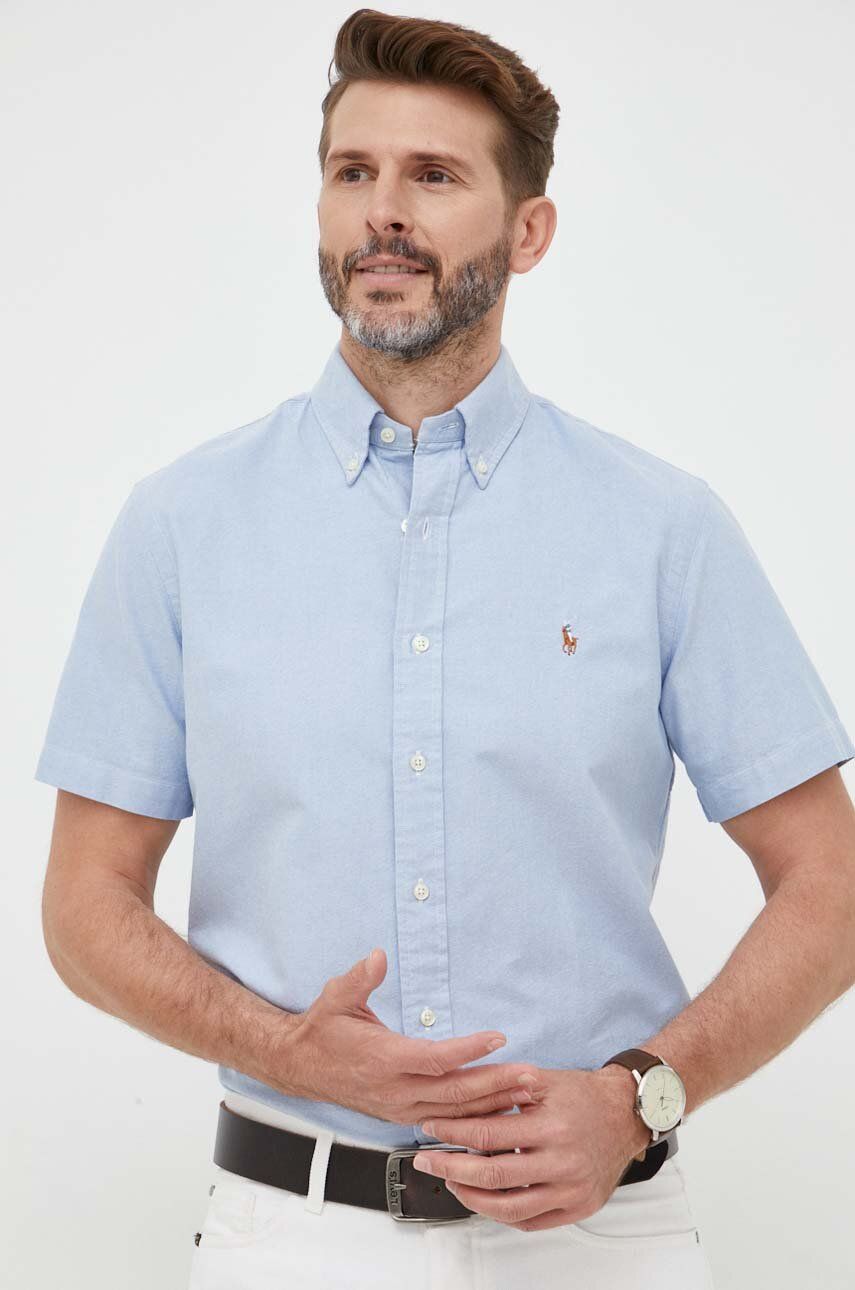 Skjorte Polo by Ralph Lauren Button-Down Shirt Blå | 710850782, 0