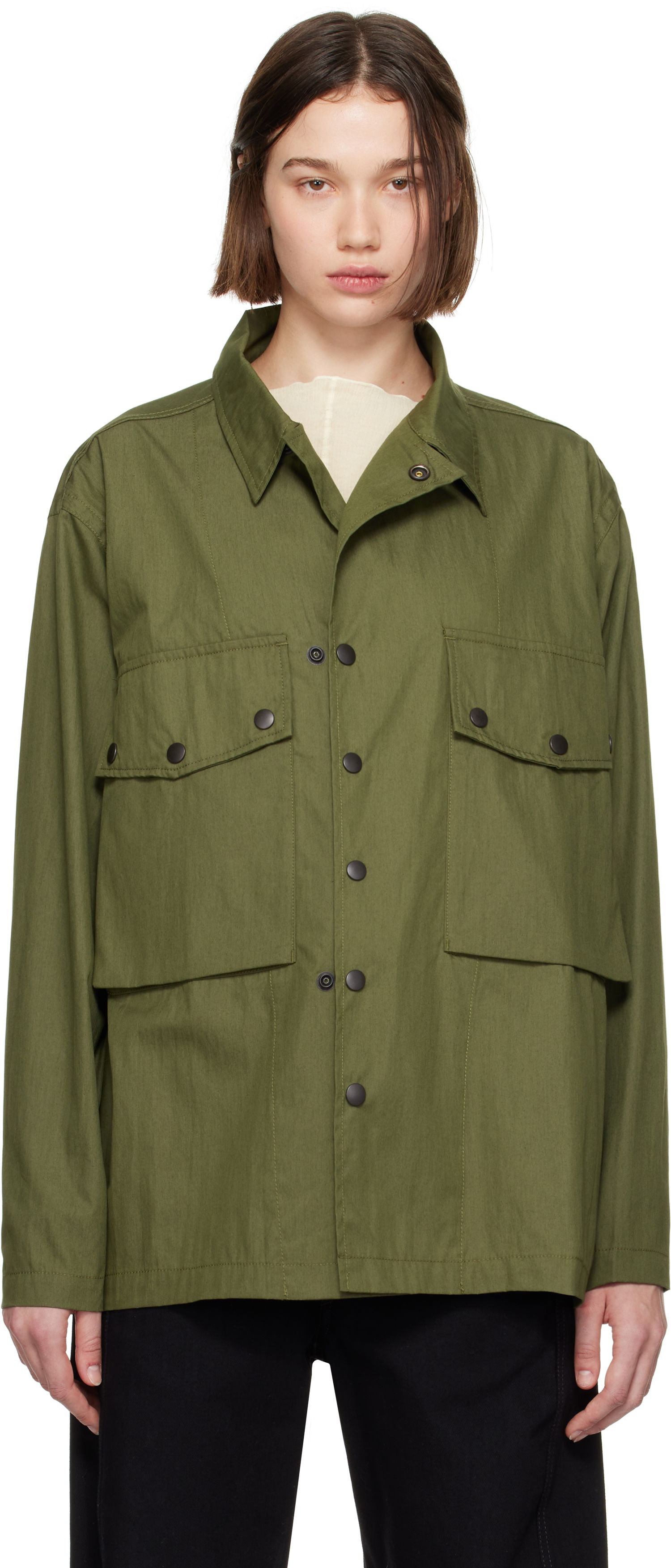 Jakke Needles Field Jacket Grøn | PU188, 0