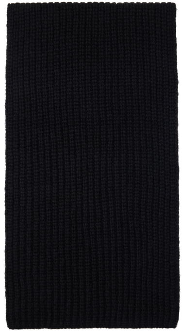 Tørklæde Anine Bing Hannah Knitted Scarf Sort | A-12-3182-000, 1