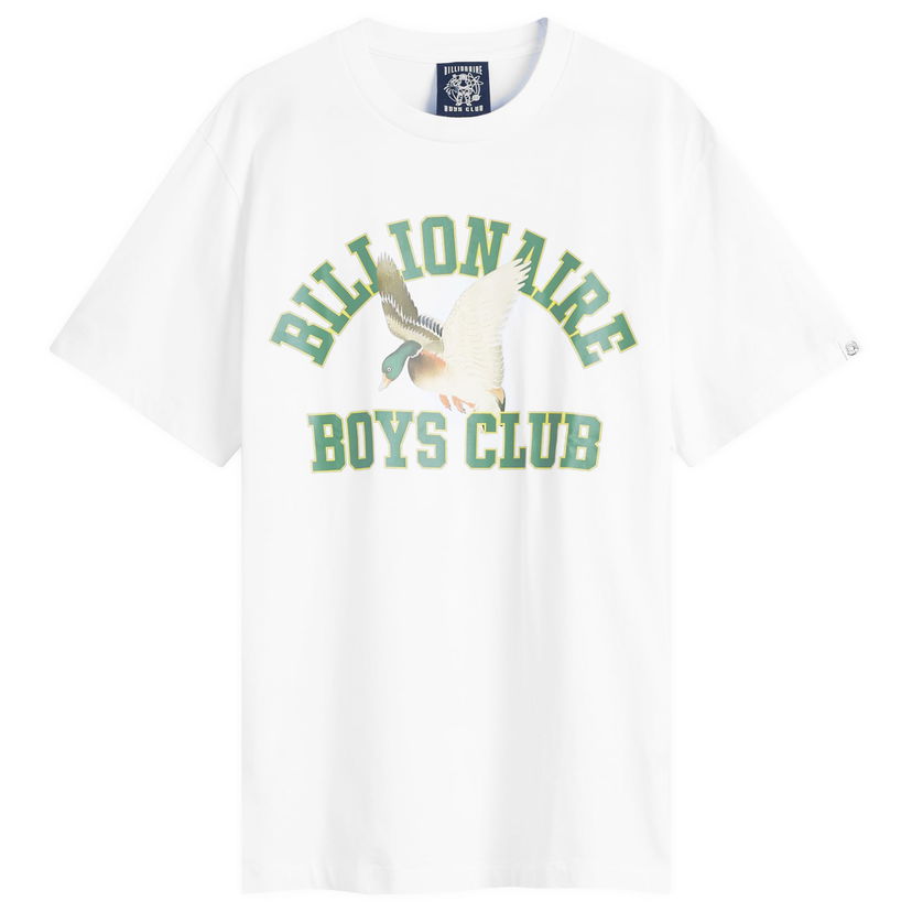 T-shirt BILLIONAIRE BOYS CLUB Duck Varsity Graphic T-Shirt White - Size Large Hvid | B24465-WHT