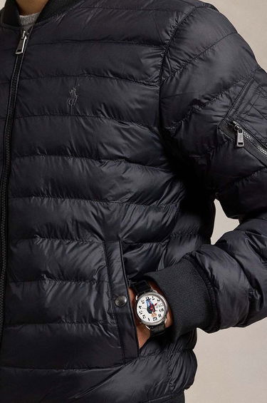 Bomberjakke Polo by Ralph Lauren Black Bomber Jacket Sort | 710949961, 3