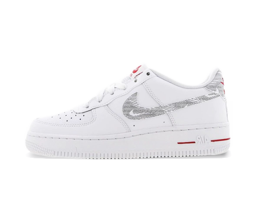 Sneakers og sko Nike Air Force 1 Low Topography Swoosh GS Hvid | DJ4625-100