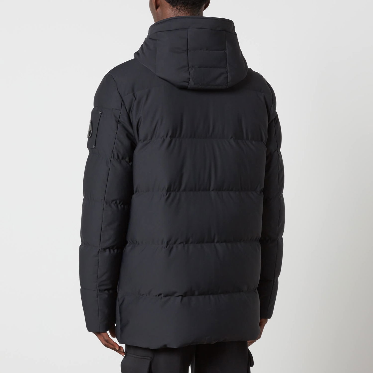 Parka Moose Knuckles Nylon Blend Down Coat Sort | M32MJ152-292, 1