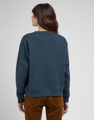 Sweatshirt Lee Sweatshirt "Charcoal" Sort | 112341532:XXL, 1