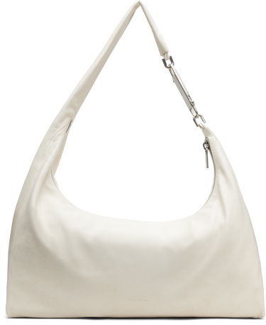 Skuldertaske Rick Owens Concordians Cropped Gemini Bag Hvid | RR02E1428 LBH, 0