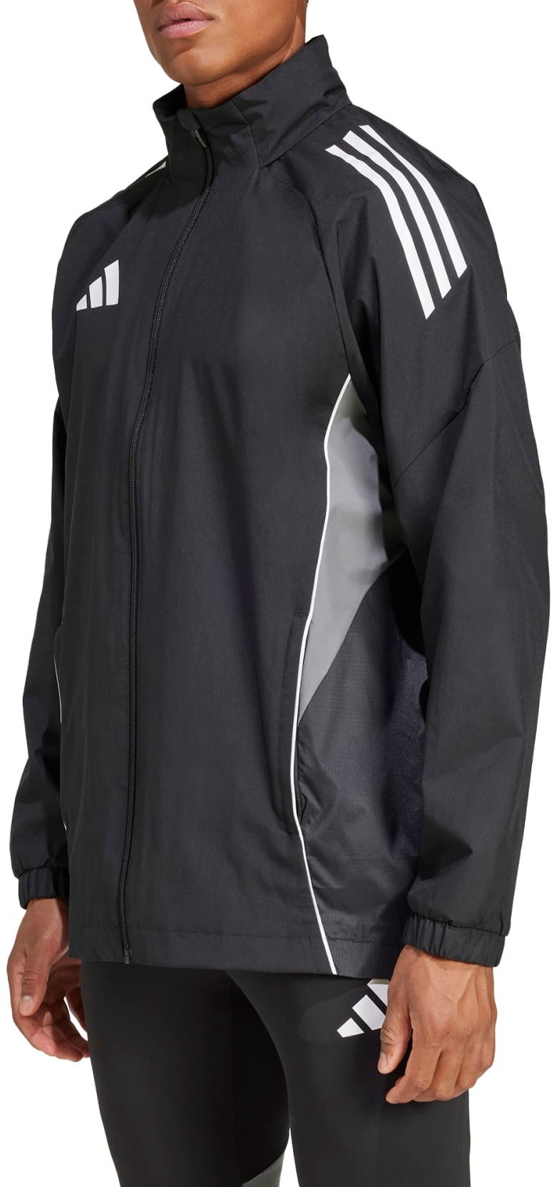 Vindjakke adidas Performance TIRO25C AW Hooded Jacket Sort | iw0427