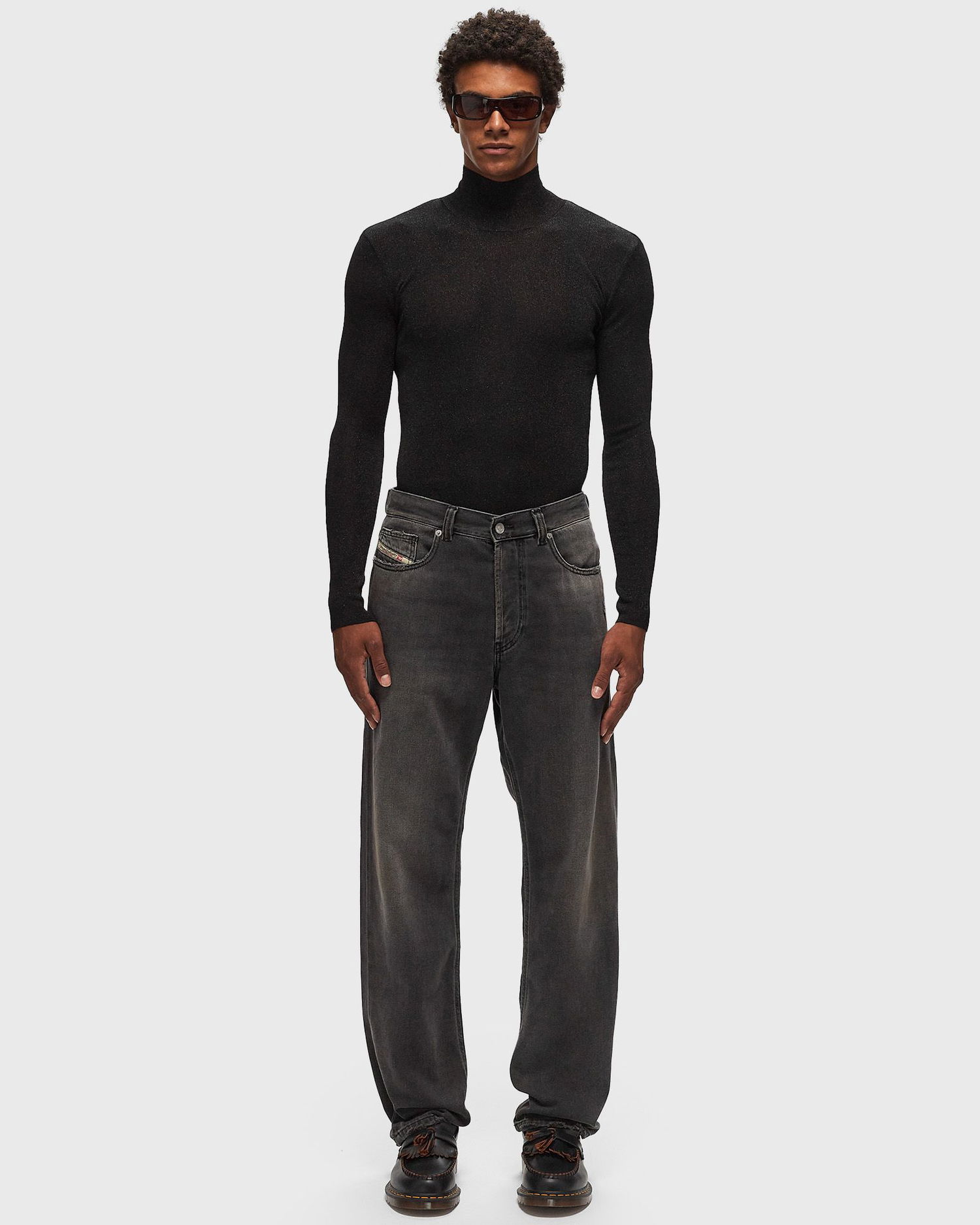 Sweater 032C EQUINOX TURTLENECK Sort | F24-MRK-1551-090, 1
