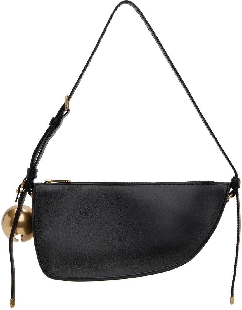 Skuldertaske Burberry Mini Shield Sling Bag Sort | 8077580