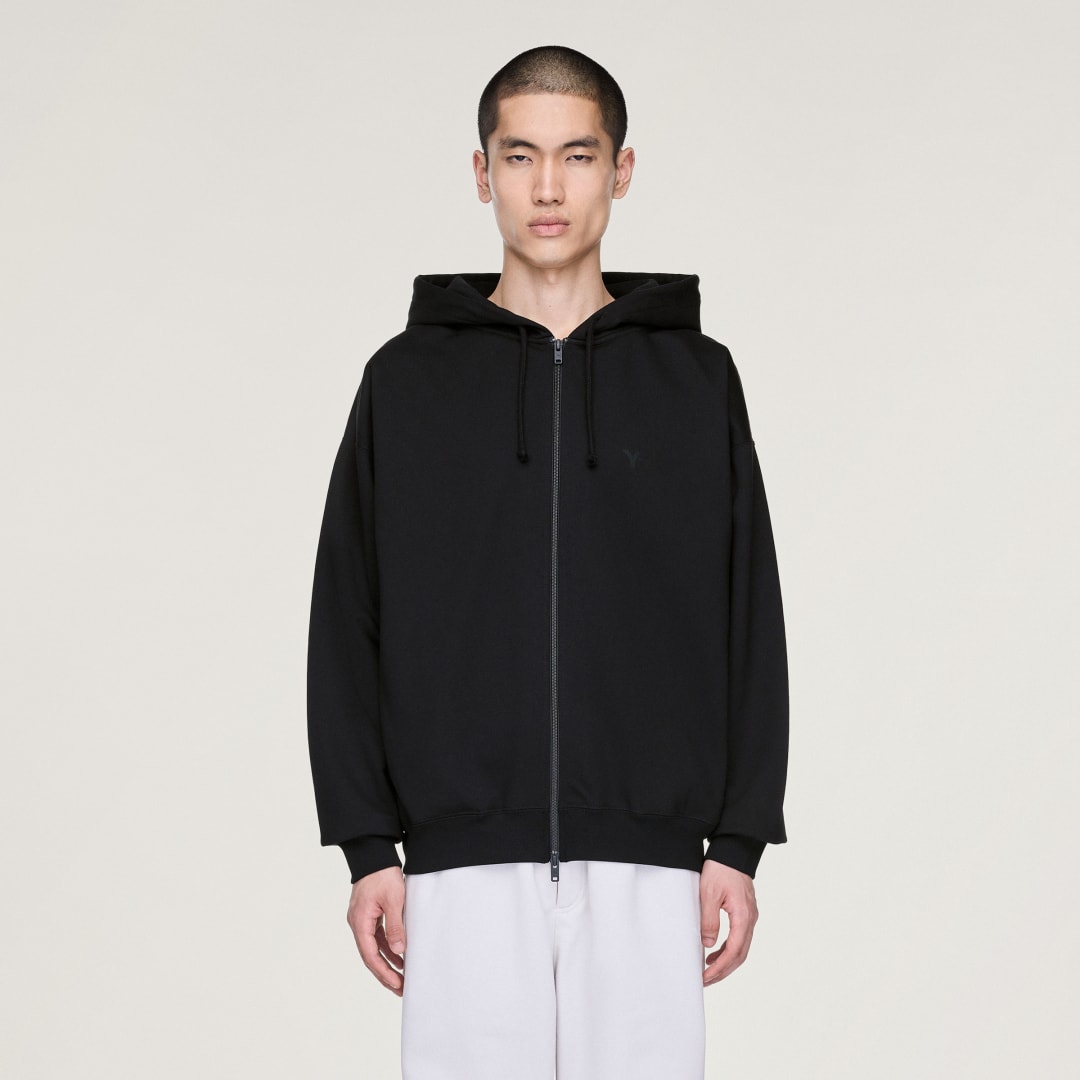 Sweatshirt adidas Performance Y-3 Brushed Terry Zip Hoodie Sort | KA3107, 0