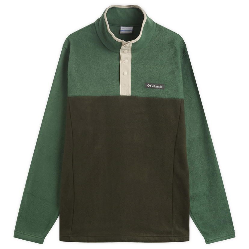 Sweatshirt Columbia Steens Mountain Half Snap II Fleece Grøn | 2097721-367