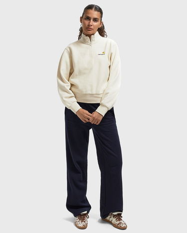Sweatshirt Carhartt WIP American Script High Neck Quarter-Zip Sweatshirt Beige | I033827-05.XX, 2