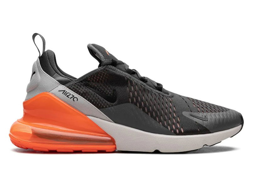 Sneakers og sko Nike Air Max 270 Thunder Grey Total Orange Grå | AH8050-024, 0