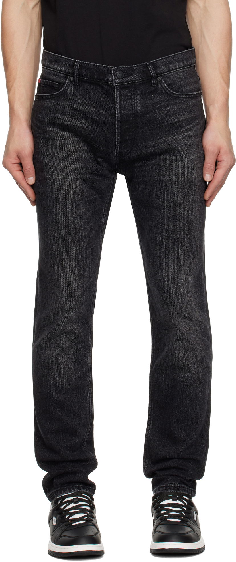 Jeans BOSS Hugo Tapered Jeans Sort | 50530632