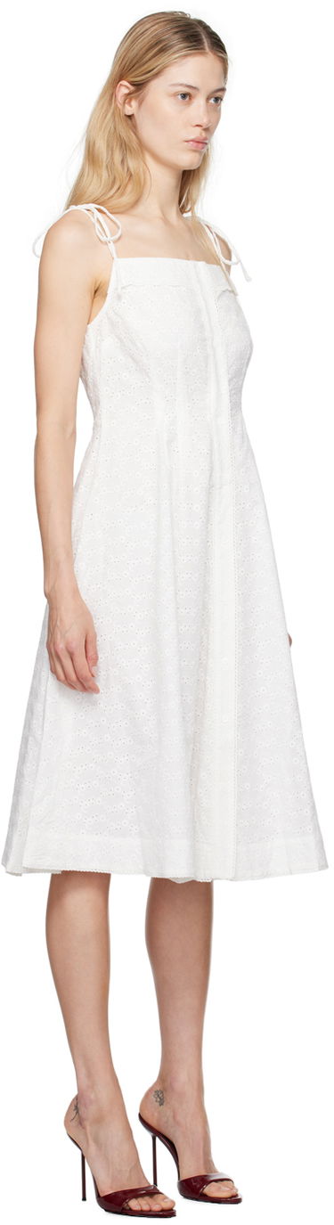 Kjole GUIZIO Guizio Acadia Midi Dress Blå | P24403W098, 4