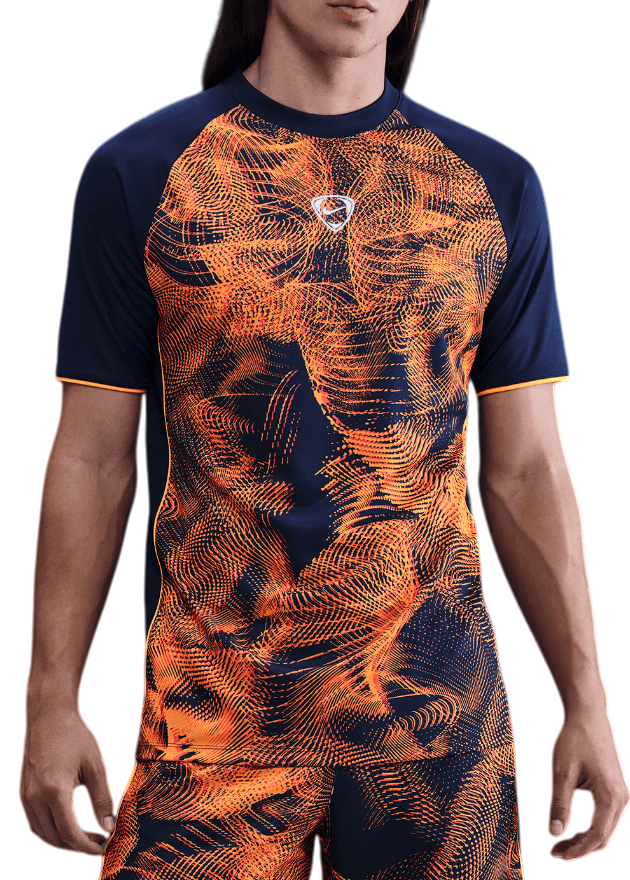 T-shirt Nike Dri-FIT Academy+ All Over Print Training T-Shirt Mørkeblå | hv1824-494, 0