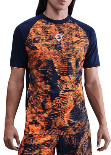 T-shirt Nike Dri-FIT Academy+ All Over Print Training T-Shirt Mørkeblå | hv1824-494, 0