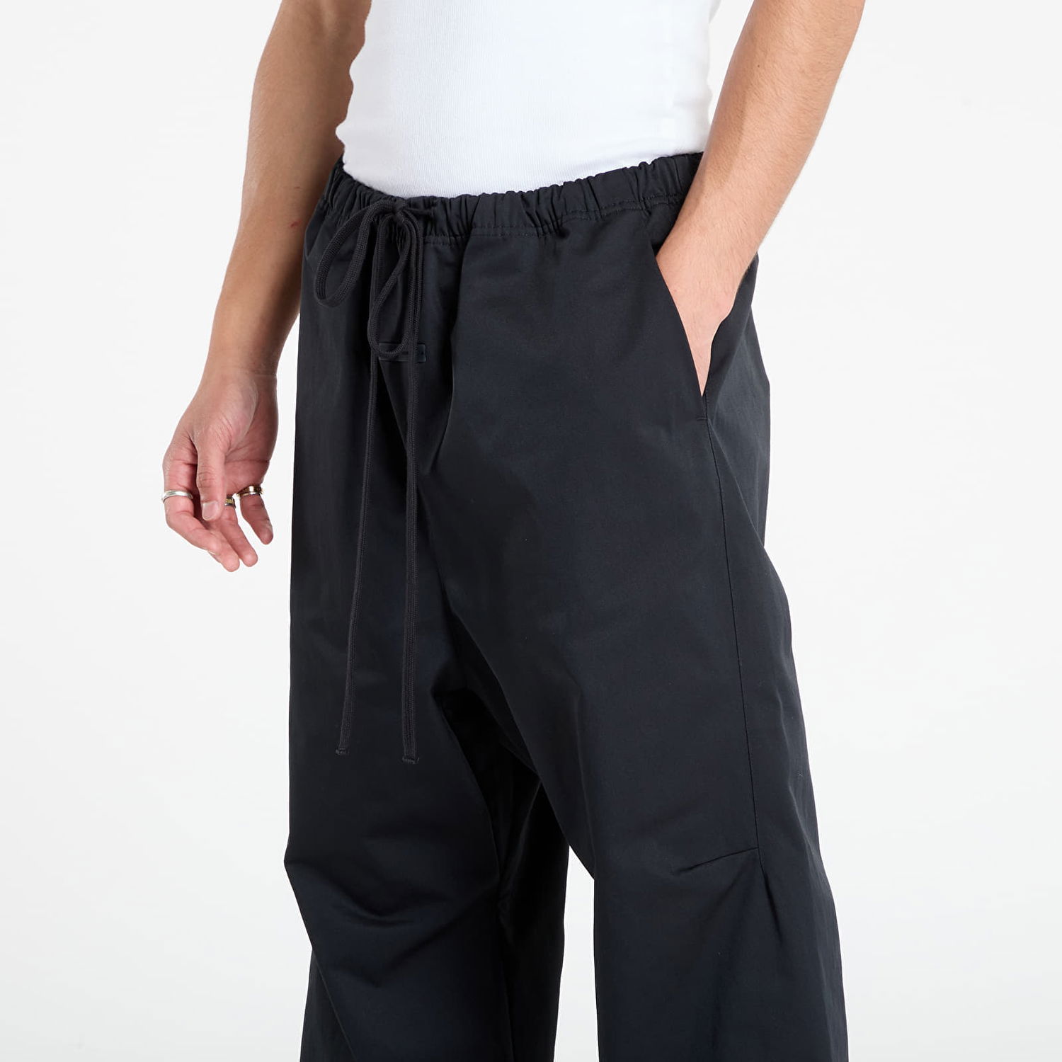 Bukser Fear of God Fear of God Essentials Poly Twill Work Pants Sort | 130SP258190F-861, 1