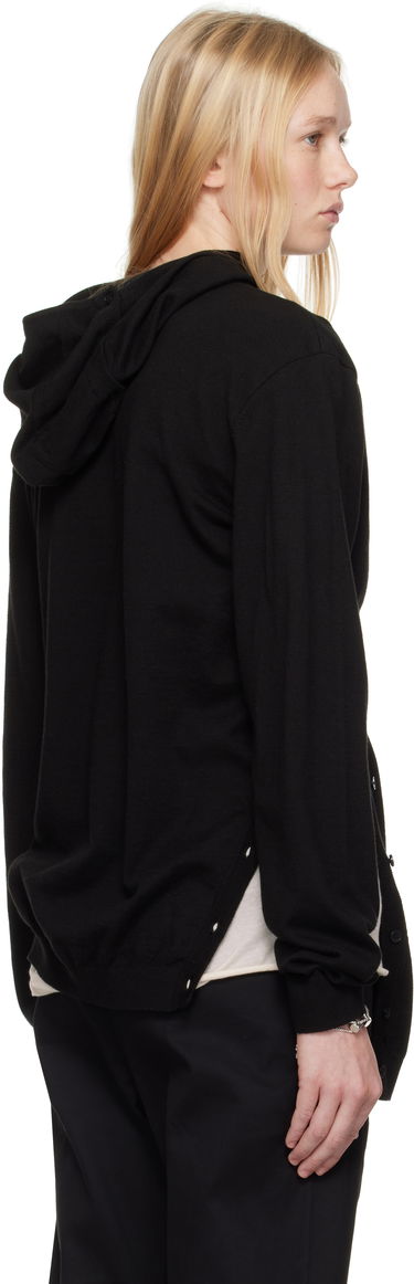 Sweater Post Archive Faction (PAF) 8.0 Center Knit Asymmetrical Hoodie by Post Archive Faction (PAF) Sort | 8.0 KHC-B, 2