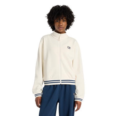 Jakke New Balance Post Season Track Jacket Hvid | WJ53505-PEF, 0