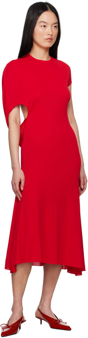 Kjole Jacquemus Jacquemus La Croisière 'The Salerno' Midi Dress Rød | 24H243DR193-1026, 3