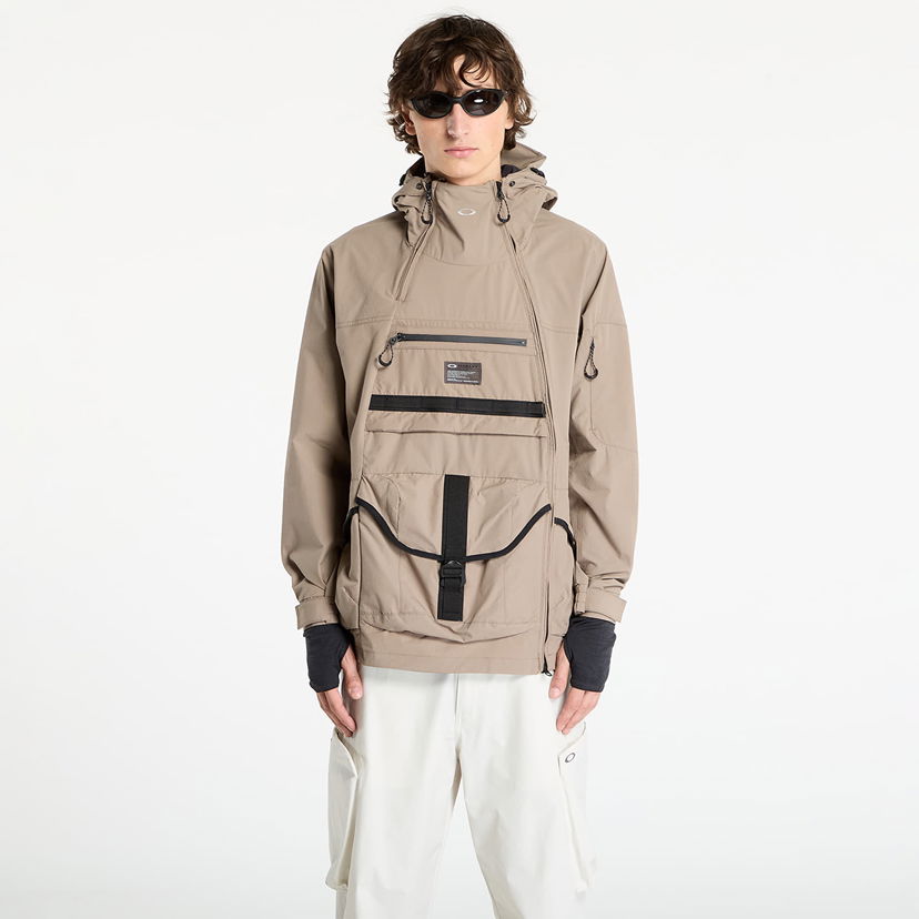 Jakke OAKLEY Oakley FGL Stroke Anorak Jacket Beige | FOA408118-881