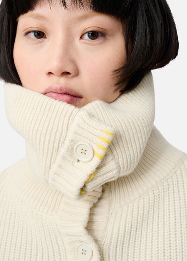 Sweater AXEL ARIGATO Cropped Knit Cardigan Hvid | A3359002, 7