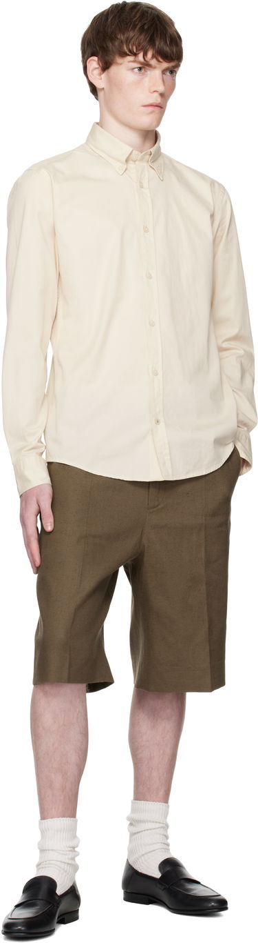 Skjorte BOSS BOSS Slim-Fit Shirt Beige | 50545345, 3